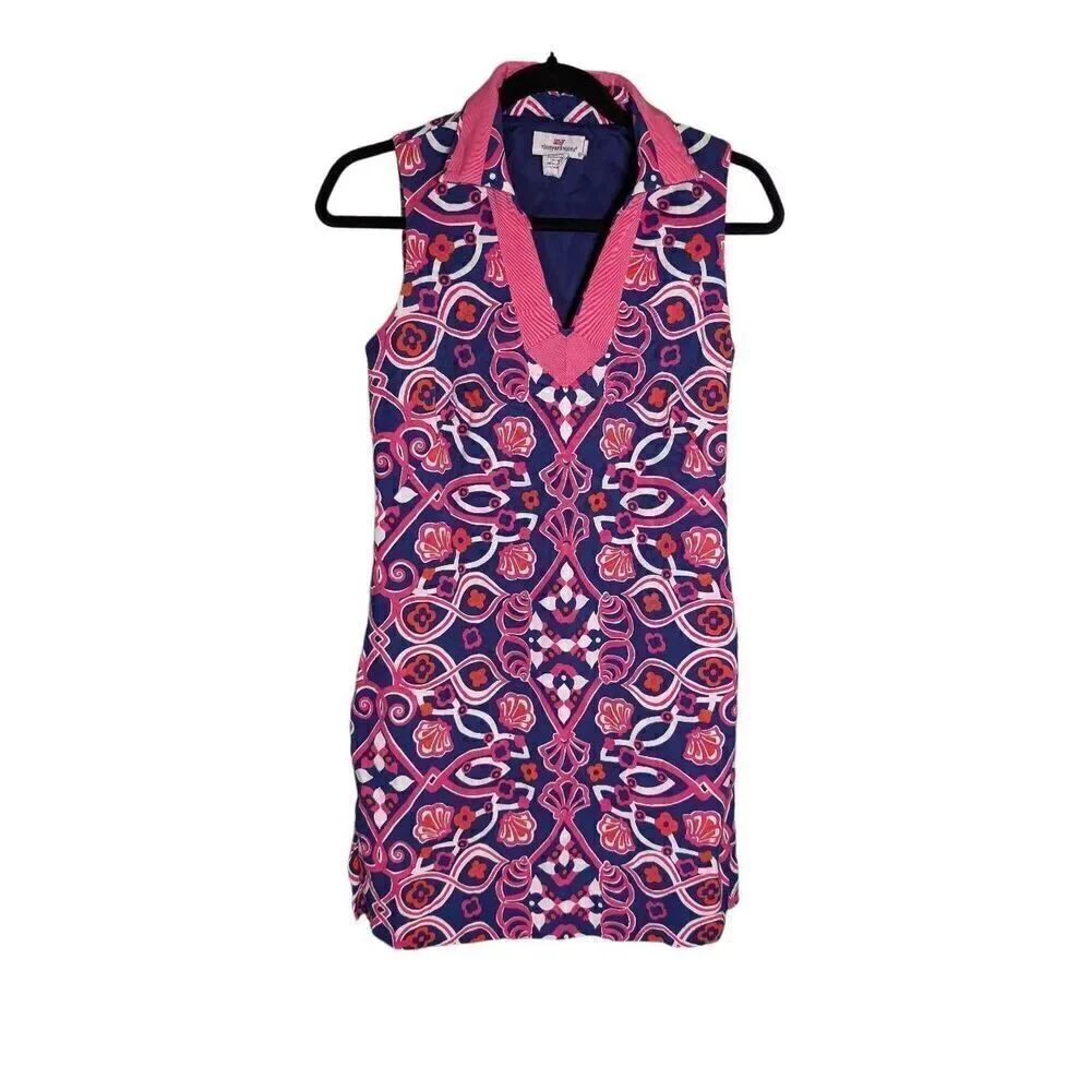 Vineyard Vines Shell Scarf Tunic Dress 2